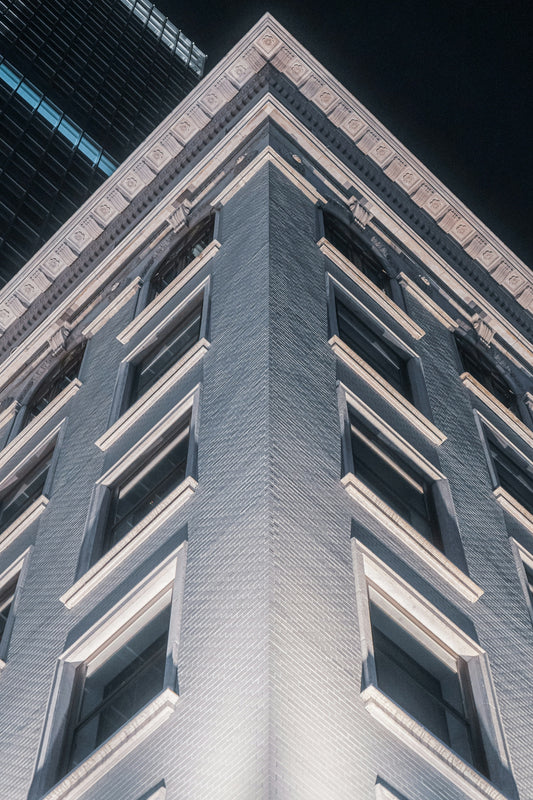 a tall building with many windows