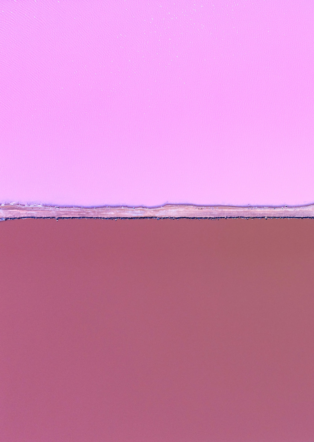 Two shades of pink with a thin white line.