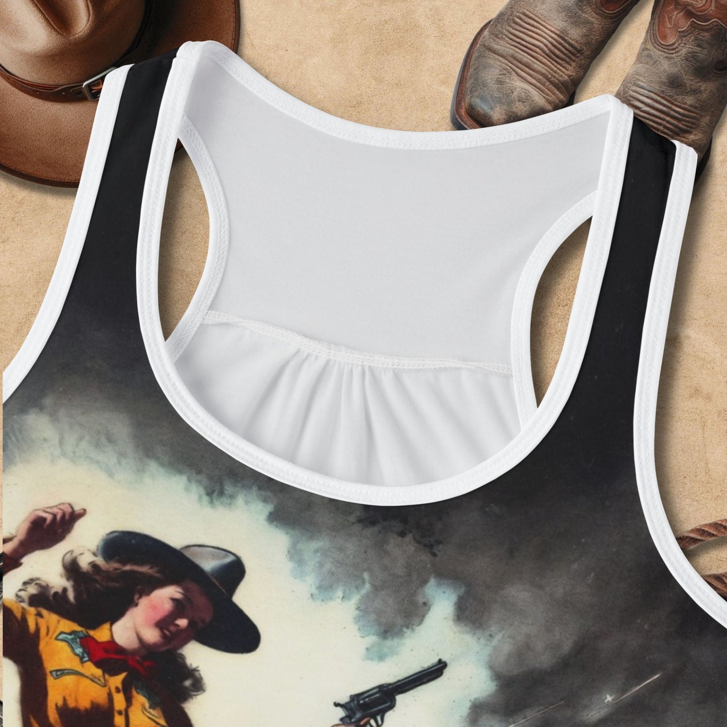 Cowgirl Ridin' the Rooster Rodeo Tank Top
